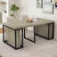Modern Extendable Dining Table,Seats 2-10 People,,Space-Saving Wood Dining Table-1321224436
