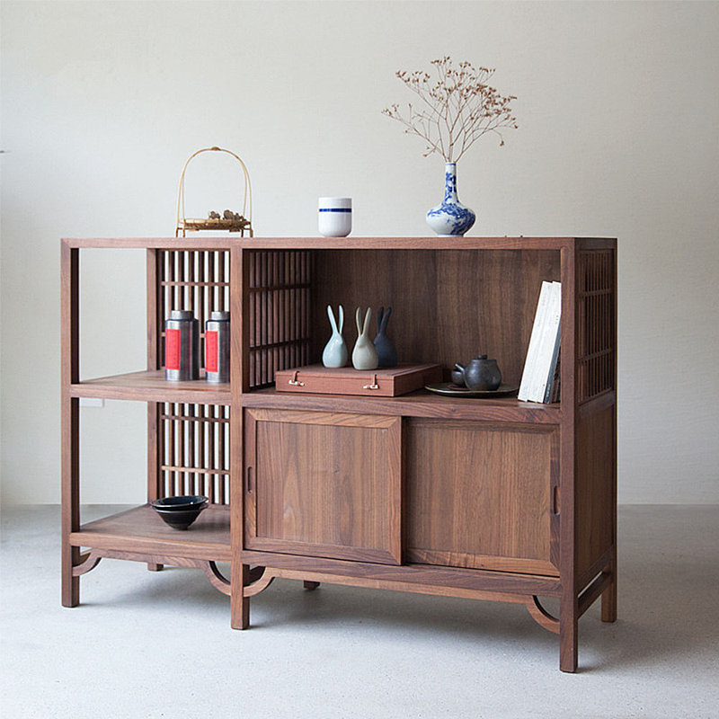 Simple Tea Set Sideboard Storage Display Cabinet