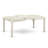9 Piece Dining Table Set Includes a Rectangle Dining Room Table with Butterfly Leaf and 8 Baby Blue Linen Fabric Upholstered Chairs, Linen White-1015229491-1015229496-1015229497