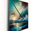 Horloge murale plage mystique Aurora Borealis-99640083