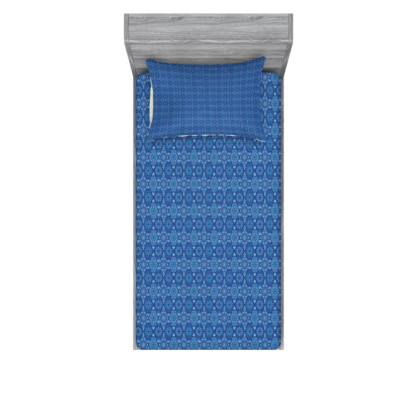 Microfiber Fitted Sheet, Twin XL Fitted Sheet with 1 Pillowcase