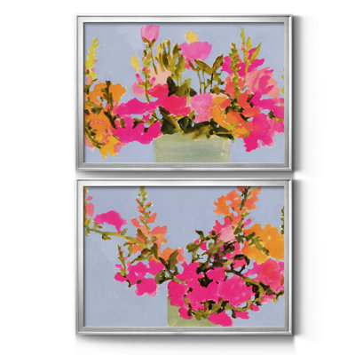 «Saturated Spring Blooms I», ensemble de 2 cadres photo