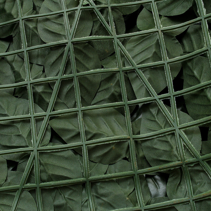 Panneau de clôture artificiel à feuilles persistantes