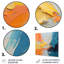 Blue And Orange Paint Abstract Expression 5 - Abstract Metal Wall Art-2103151010