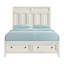 Lit avec rangement Whitewash-817416755