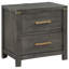 Table de chevet 2 tiroirs Herndon