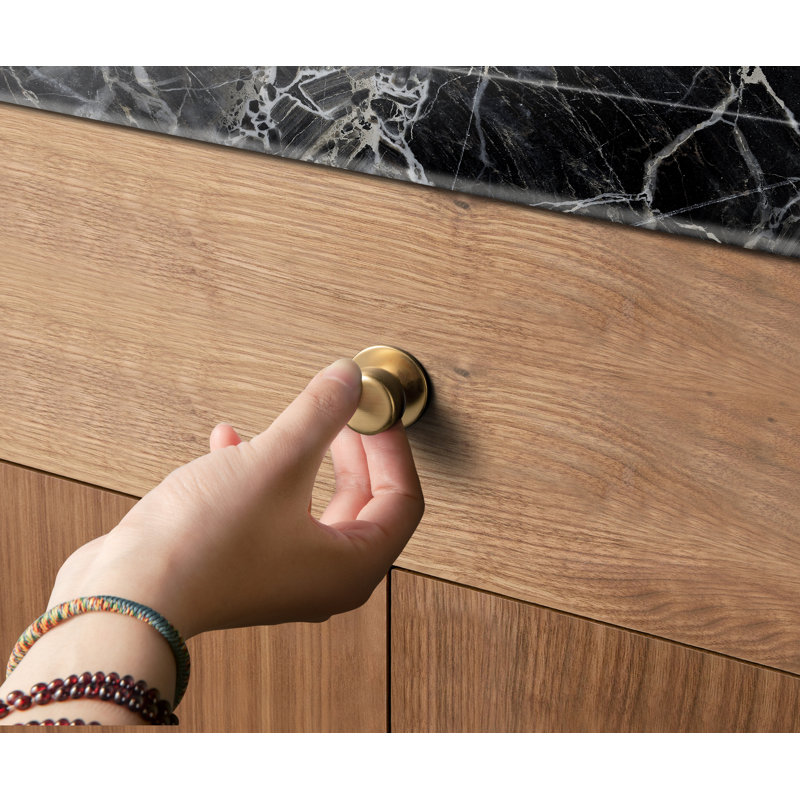 Sturdy Round Knob, 1.3", Champagne Bronze