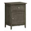 Table de chevet chic et transitionnelle grise-1975686569
