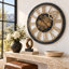 Horloge murale surdimensionnée ronde de 36 po pour le salon avec la collection America-87147384