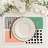 4-Piece Polyester Rectangle Dining Table Placemat