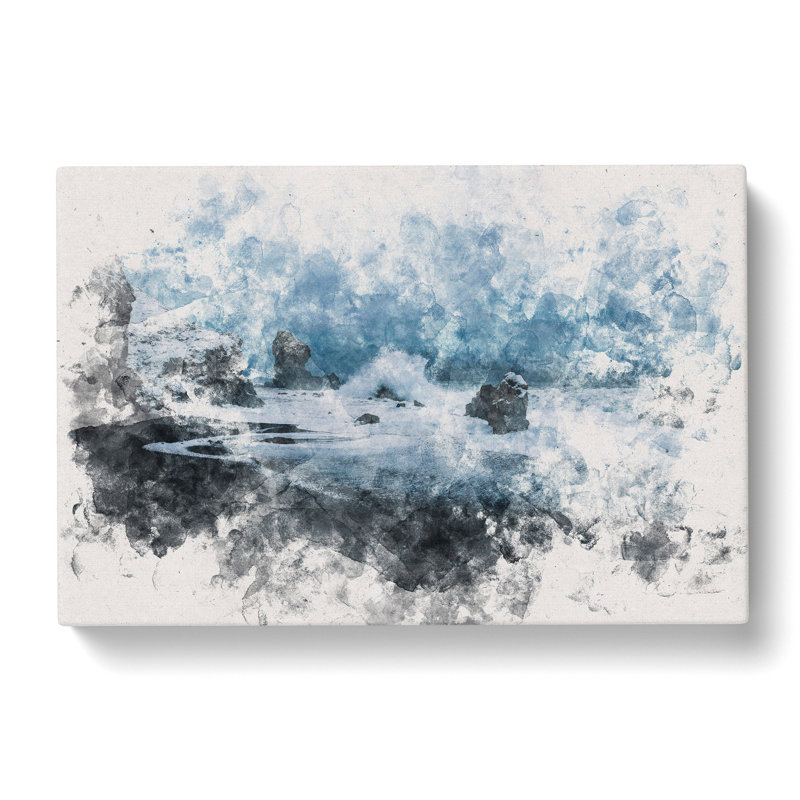 A Beach In Iceland - Wrapped Canvas, 50cm H x 76cm W x 3cm D