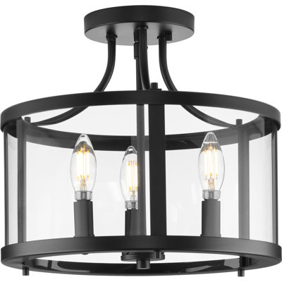 Parmley Glass Semi-Flush Mount Light