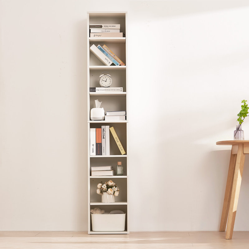 Bibliothèque 8 tablettes étroites