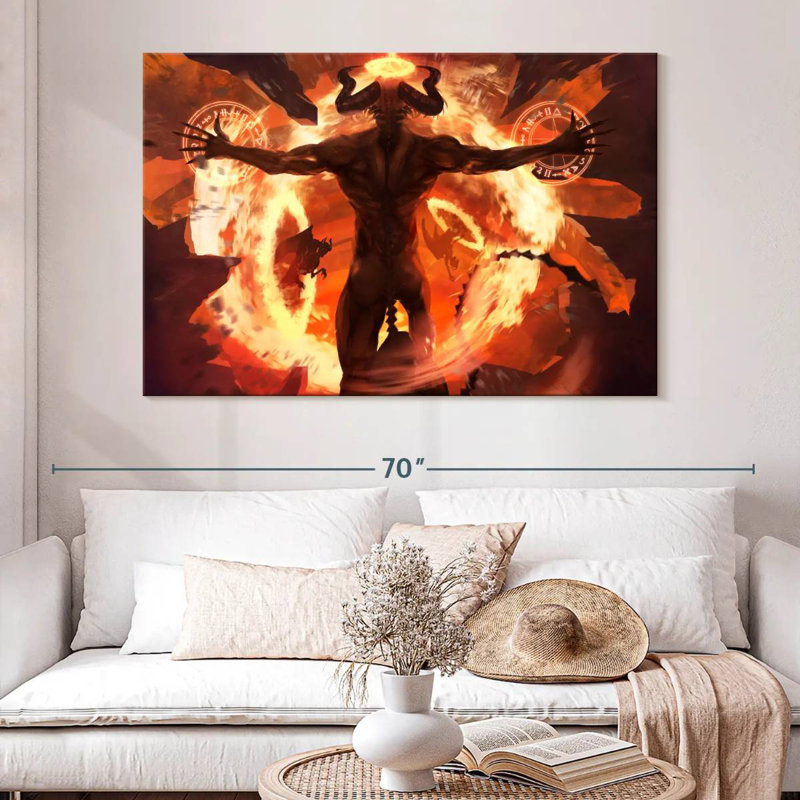 Kelan Demon, 34" H x 51" W