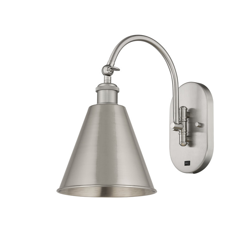 Bras pivotant en acier Dorantes, Ampoule non incluse