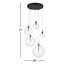 Lustre 5 lumières en bronze huilé Jensi-410163173