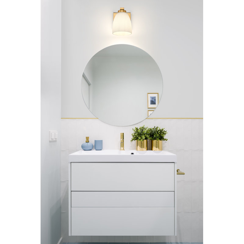 Mateo 1 Light Wall Sconce, Gold