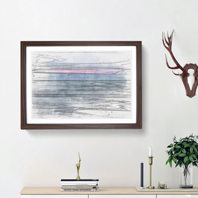 The Horizon in Abstract - Picture Frame Graphic Art Print