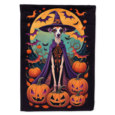 Drapeau de jardin d'Halloween en polyester Jamiria