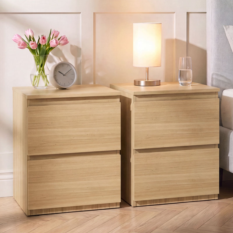 39.5 cm W Bedside Table, Pine
