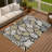 Machine Washable Indoor/Outdoor Chantille ACN2384 Floral Rug-1634722613