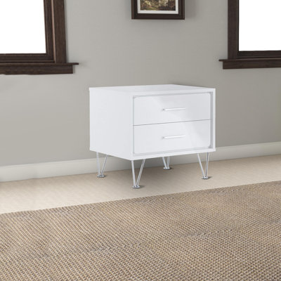 Table de chevet 2 tiroirs Lonnell