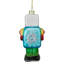 Ornement de Noël robot en verre 4,75 "multicolore