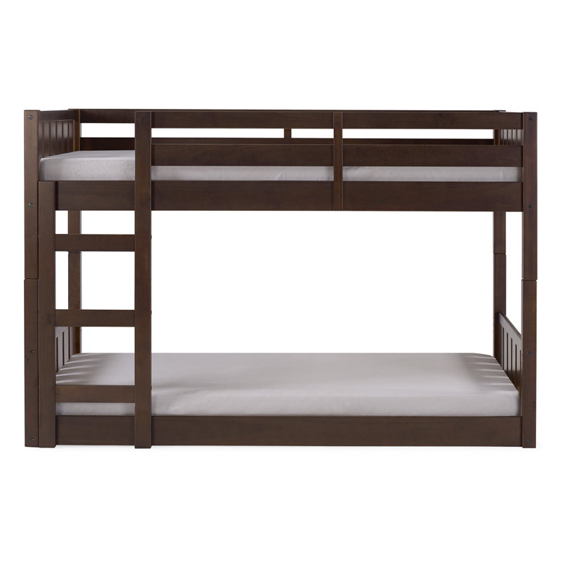 Lit superposé simple en bois massif Calhan par Harriet Bee, Noyer