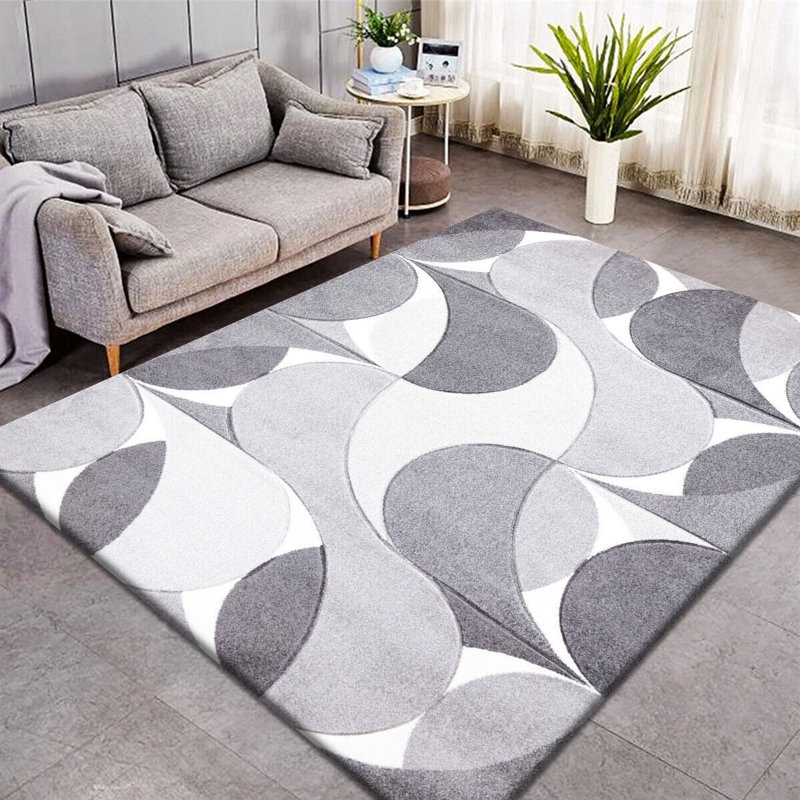 Adnand Abstract Area Rug, Runner 60 x 220cm 