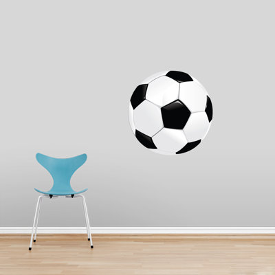 Décalcomanie murale imprimée soccerball