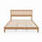 Mission Style Panel Bed with Integrated Slat System