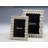 Nickel Glass Mirrored Picture Frame with Mat