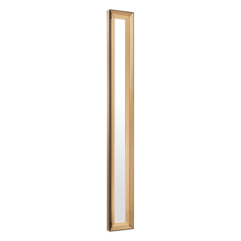 Miroir pleine longueur Slim Modern, Or, H 80,71 po x l 9,84 po