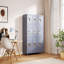 9 Door Metal Storage Locker, 3-Tier Employee Lockable Cabinet with Hooks & Ventilation Holes, 183cm Tall  Storage Unit for Gym, Office, School, Garage, Staff Changing Room-242549909