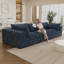 Canapé 118,2 po Cloud, tissu velours côtelé-1333567814-1333567931