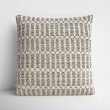 Hemlen Geometric Cotton Blend Reversible Throw Pillow