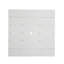 Table de patio pliante en PEHD blanc, L 37,8 po x l 37,8 po x H 29,52 po, table de salle à manger d'extérieur toutes saisons