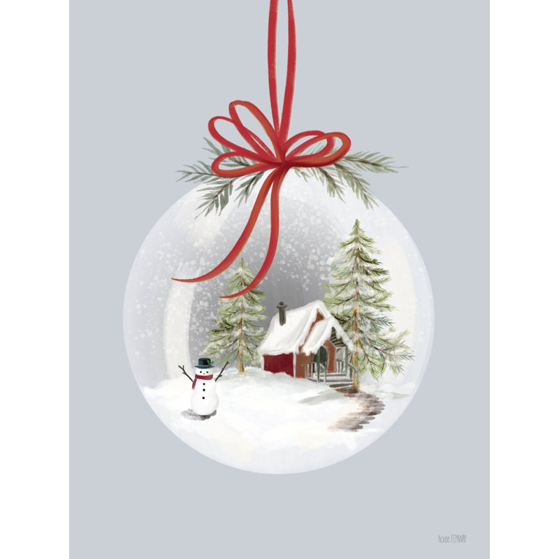 Ornement boule de neige Country Country, H 12 po x l 8 po