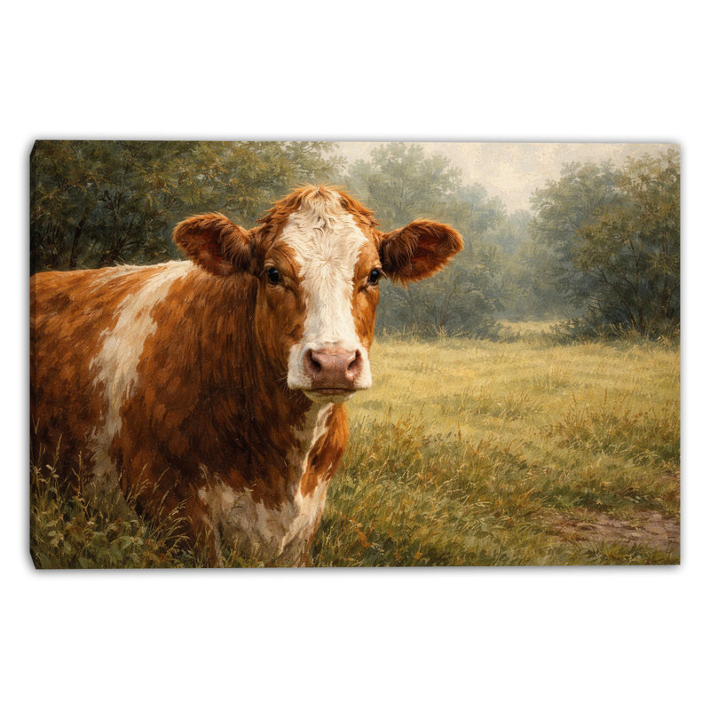 «Golden Calf», art mural sur toile tendue, L 16 po x H 12 po x P 1 po