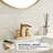 Two Handle 4 Inch Centerset Waterfall Bathroom Sink Faucet-110712918