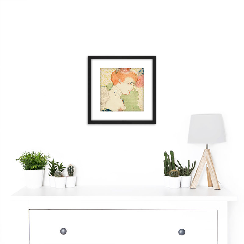 Mademoiselle Marcelle Lender Bustlength by Henri De Toulouse-Lautrec - Single Picture Frame Print