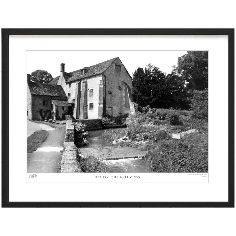 Bibury, The Mill C1955 by Francis Frith - Single Picture Frame Print, 60cm H x 80cm W x 2.3cm D