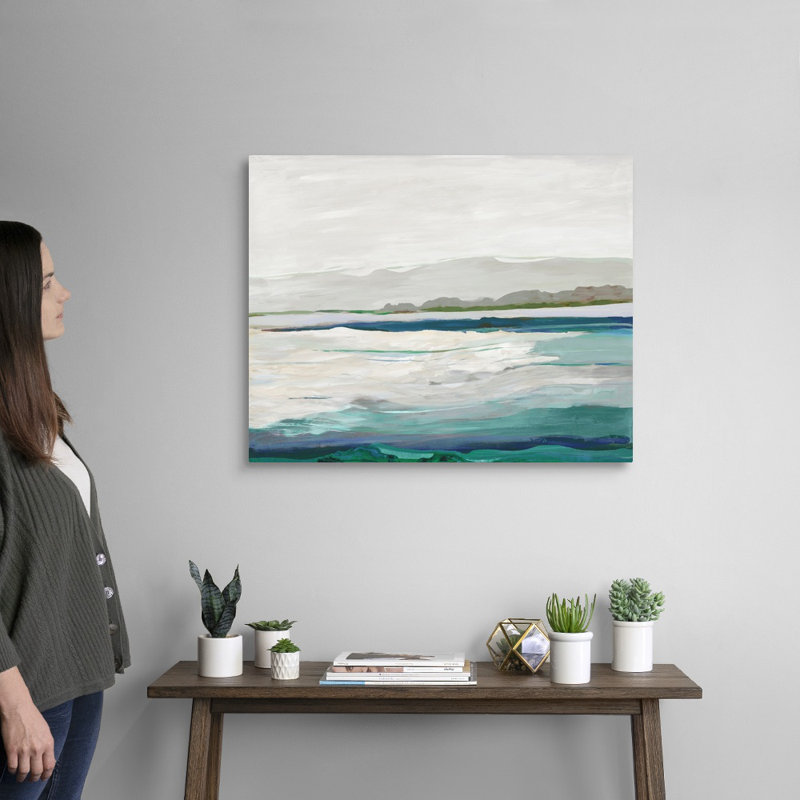 " Air Of New Land " by Tom Reeves Painting Print, Wrapped Canvas, 24" H x 30" W x 1.25" D
