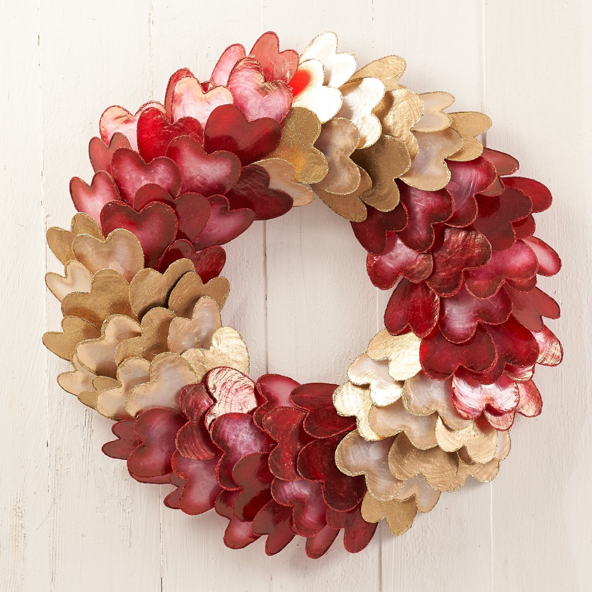 Heart Wrought Iron Wreath Holder