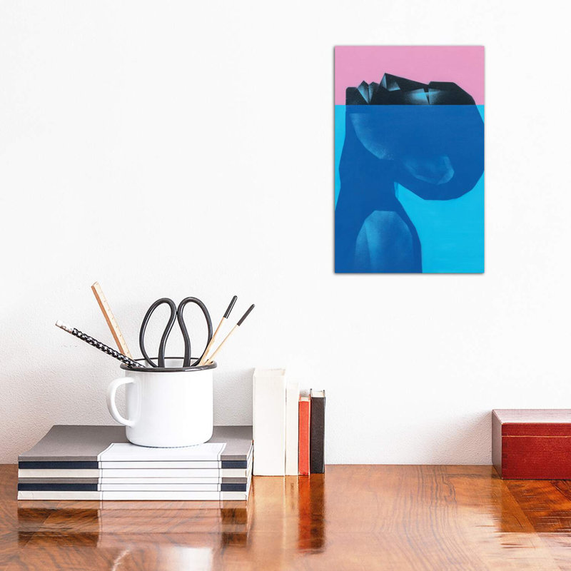 " Peace In Water " by VCalvento, Wrapped Canvas, No Frame, 18" H x 12" W