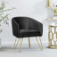 Fauteuil en velours de 69,85 cm de large-1268532911
