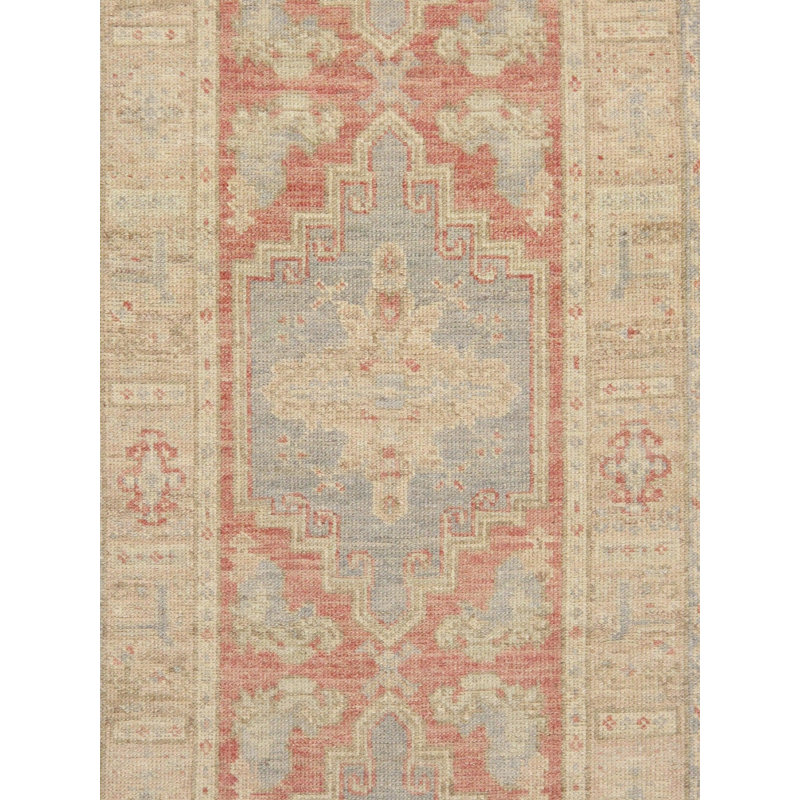 Oriental Area Rug in Coral