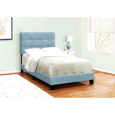 Bed, Twin Size, Upholstered, Bedroom, Frame Only, Youth, Teen