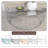 Deauville 39"  Round Glass Top Lightweight Coffee Table with Geometric Metal Base-911091956