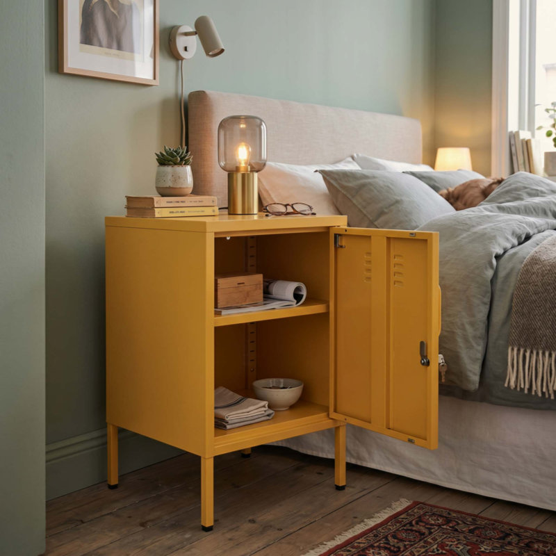 Une armoire de rangement en métal multifonctionnelle